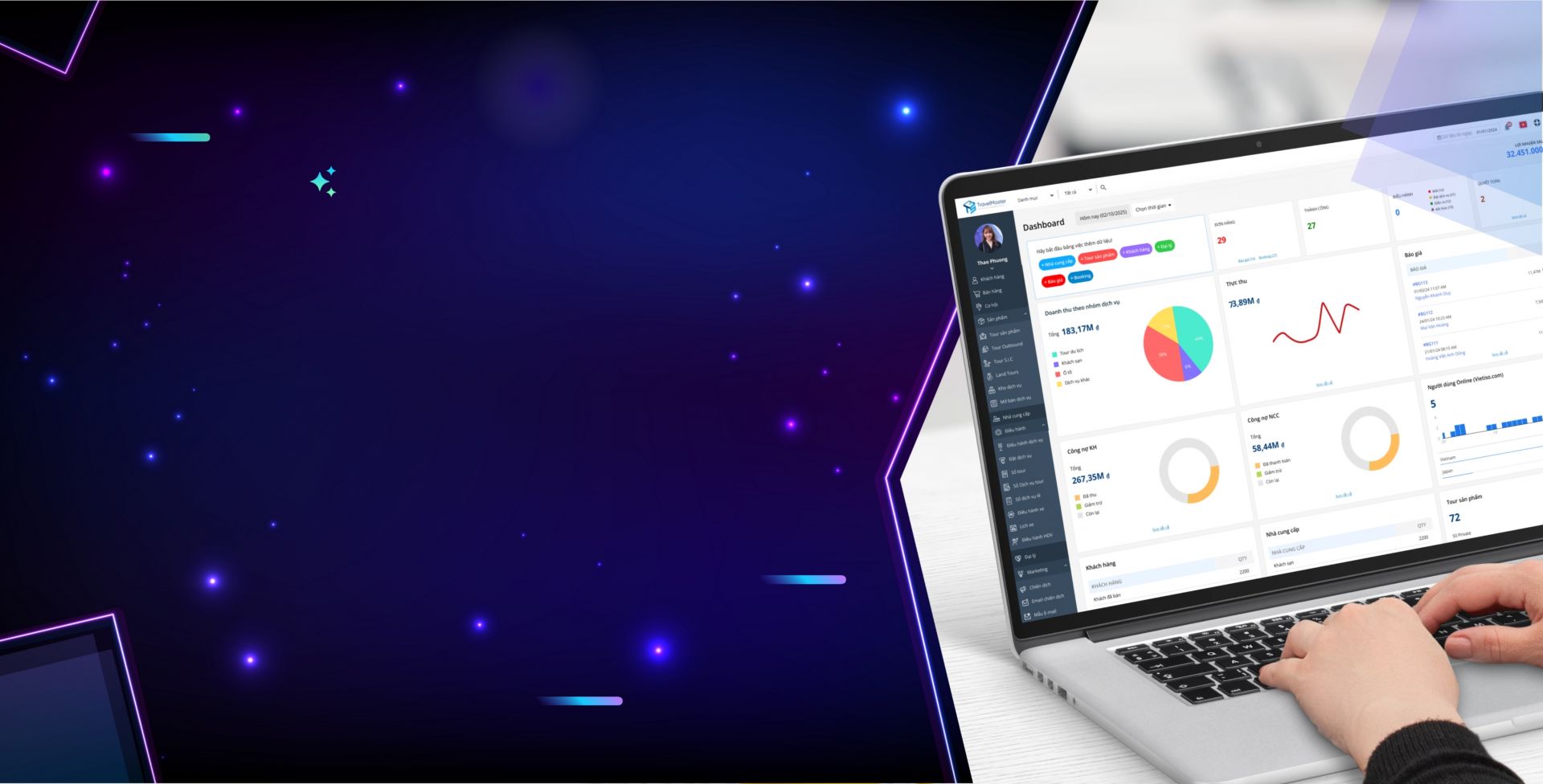 Phần mềm TravelMaster</br>Giải pháp quản trị doanh nghiệp du lịch toàn diện